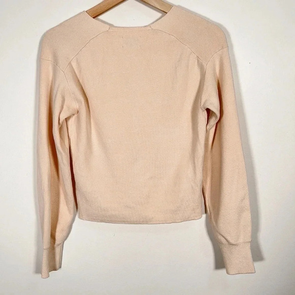 🌟✨2 for $30✨🌟 FRANK & OAK | OATMEAL V-NECK COMPACT SWEATER - Picture 14 of 14